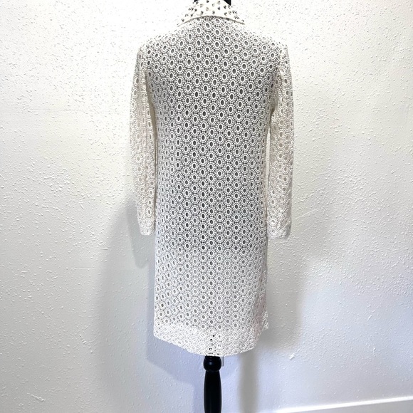 Zara Cream Lace Cardigan Small - Picture 8 of 13